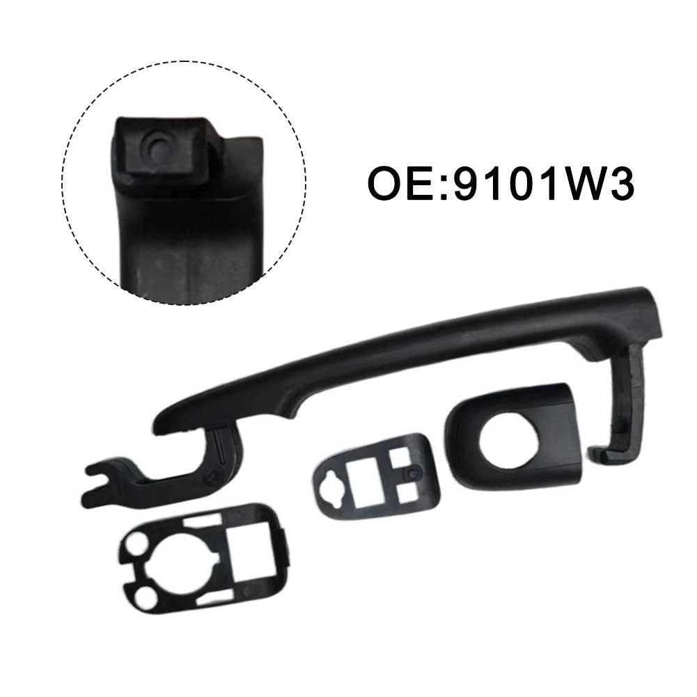 External Door Handle for Car (Plastic + Metal Construction)