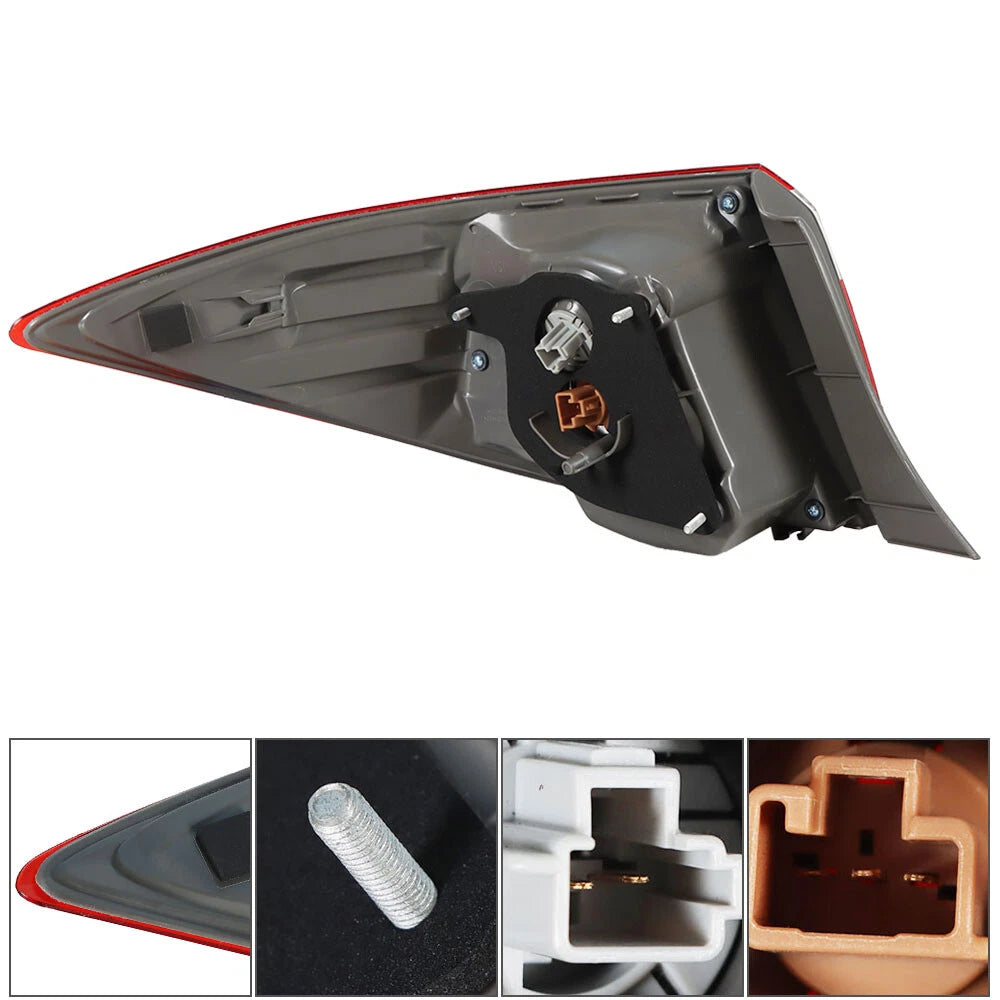 Tail Light for Toyota Corolla (2014–2016) Right Side Chrome Halogen