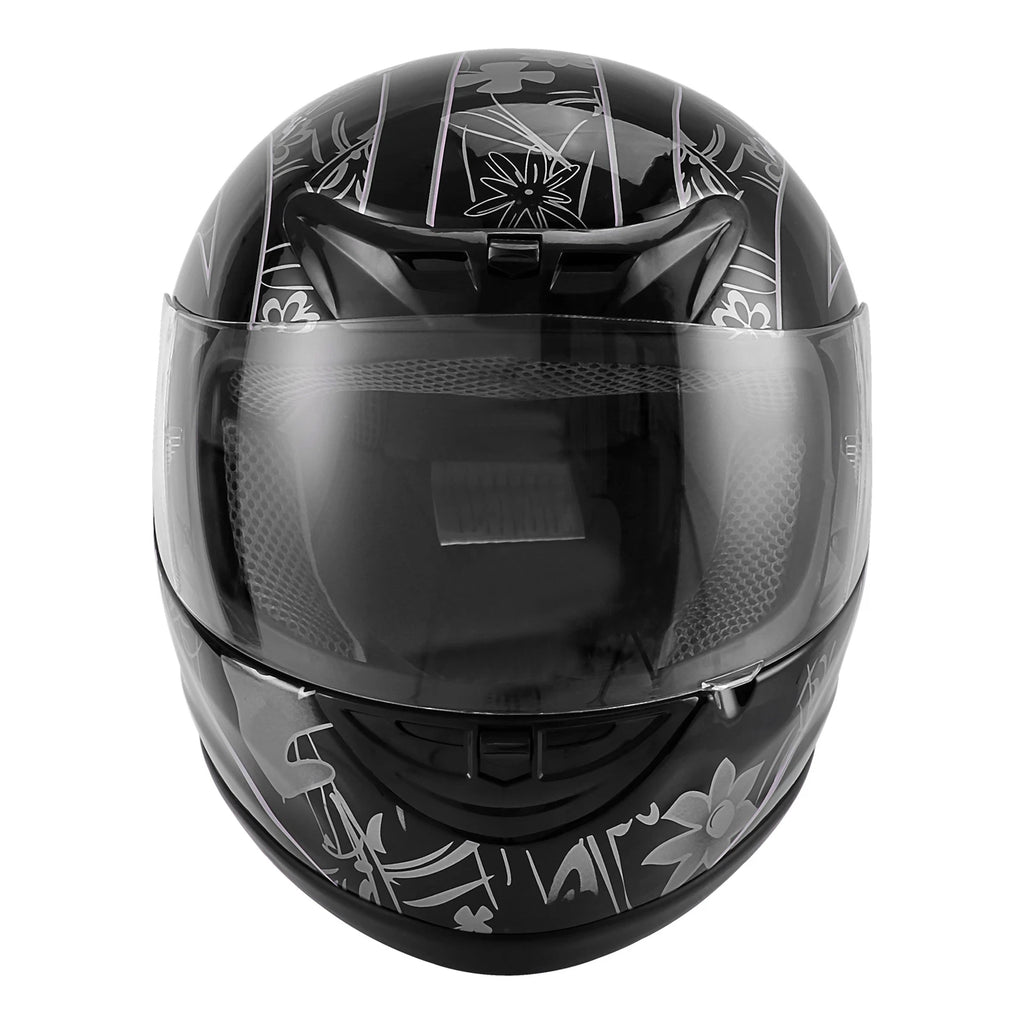 Full Face Motorcycle Helmet for DOT Approved (S, M, L, XL)