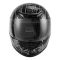 Full Face Motorcycle Helmet for DOT Approved (S, M, L, XL)