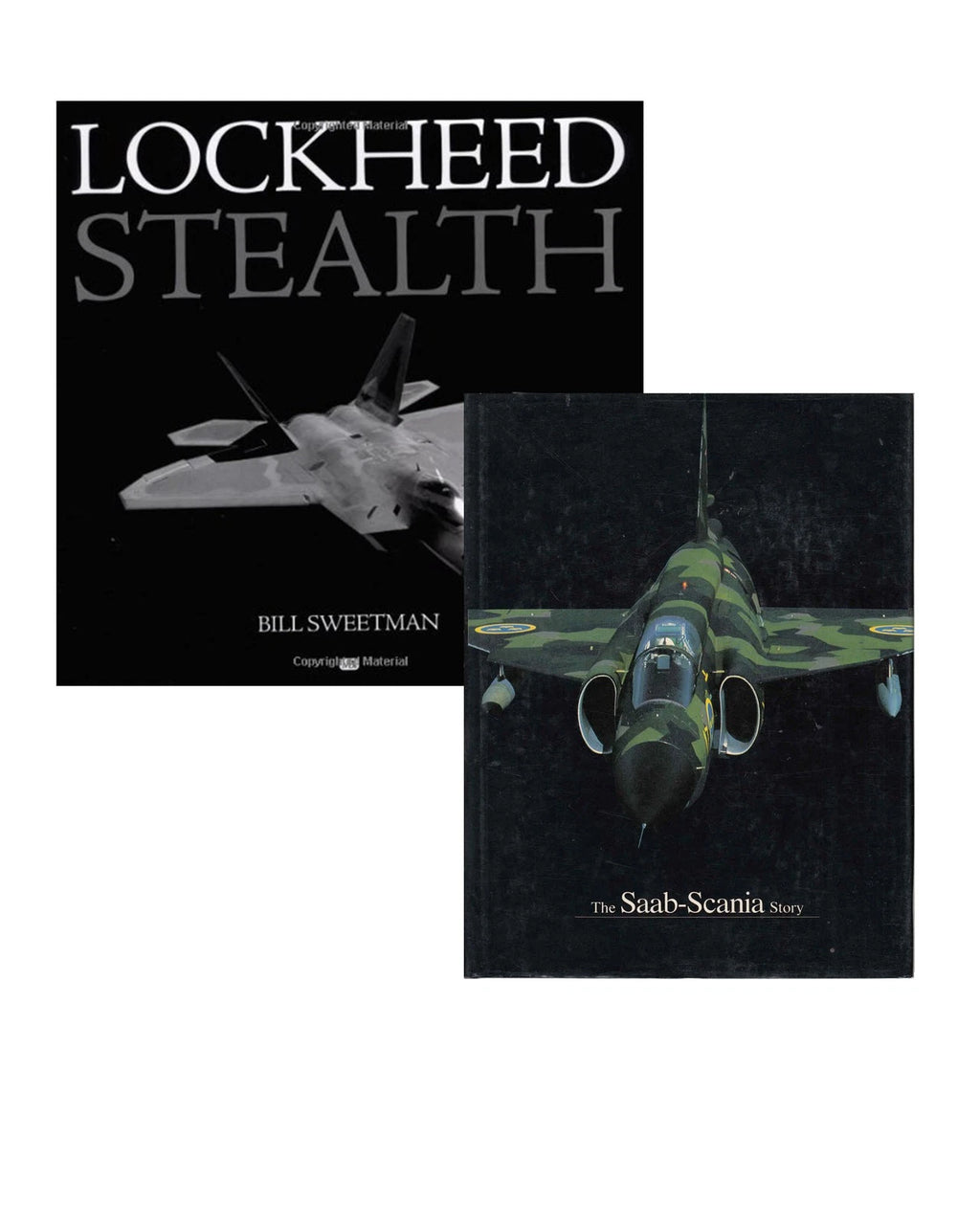 Saab Scania Story Lockheed Stealth 2 Book Set
