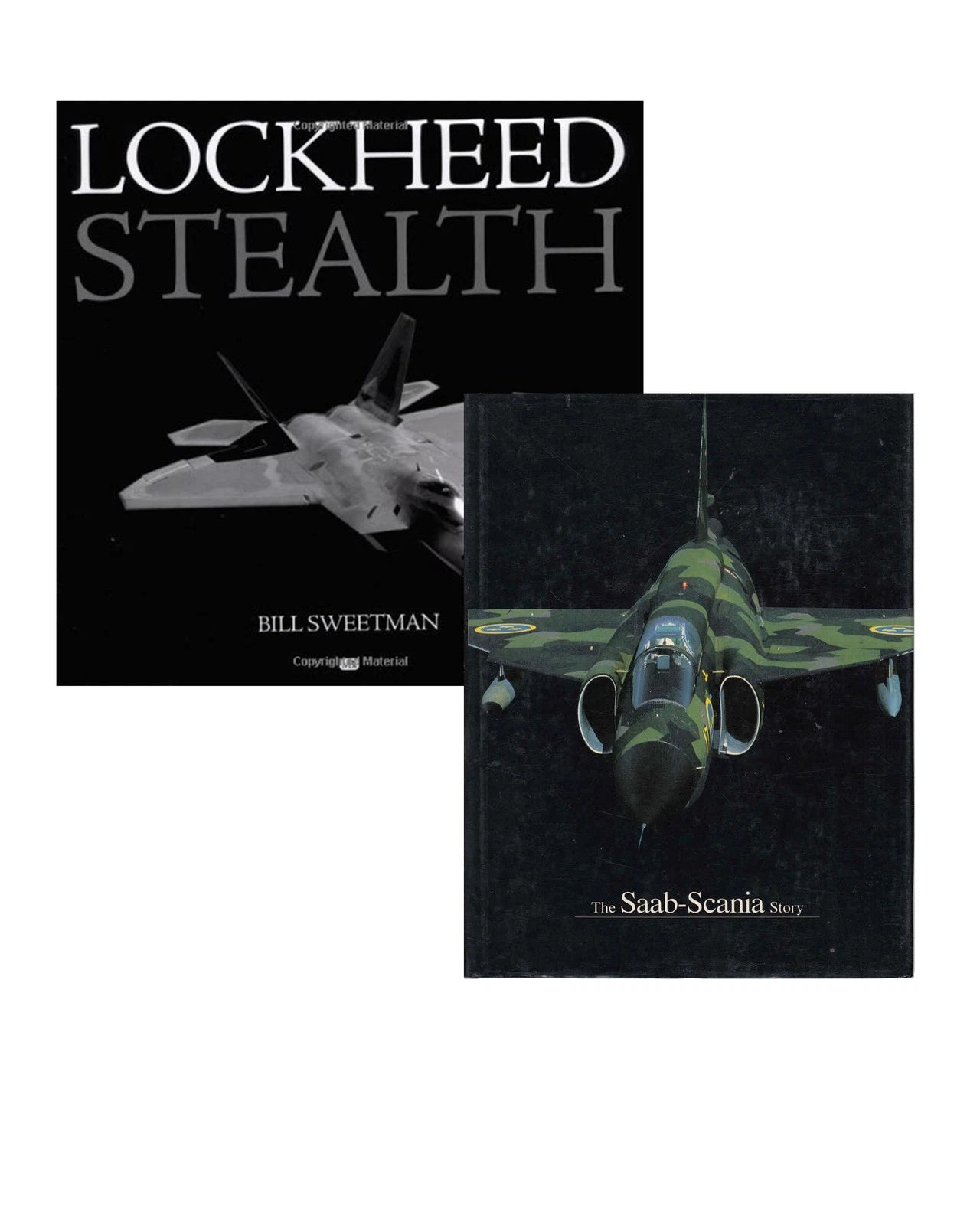 Saab Scania Story Lockheed Stealth 2 Book Set