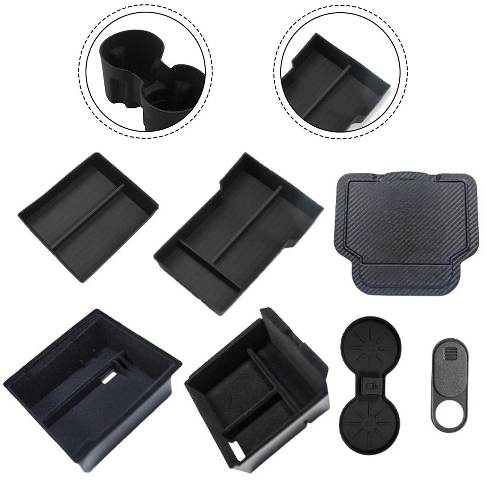 Center Console Organizer for Car Interior Storage (Compact Design)