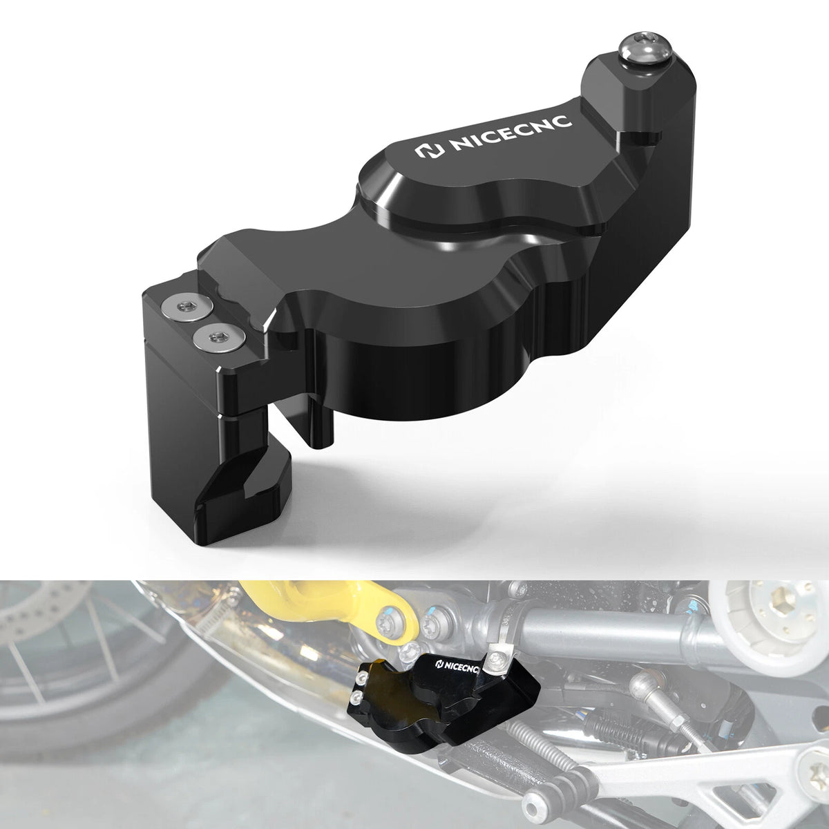 Aluminum Side Stand Switch Protector Cover for BMW R1250GS/Adventure (2019–2023)