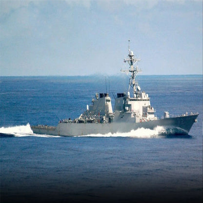 1:650 Arleigh Burke Class Destroyer DIY Model Building Puzzle