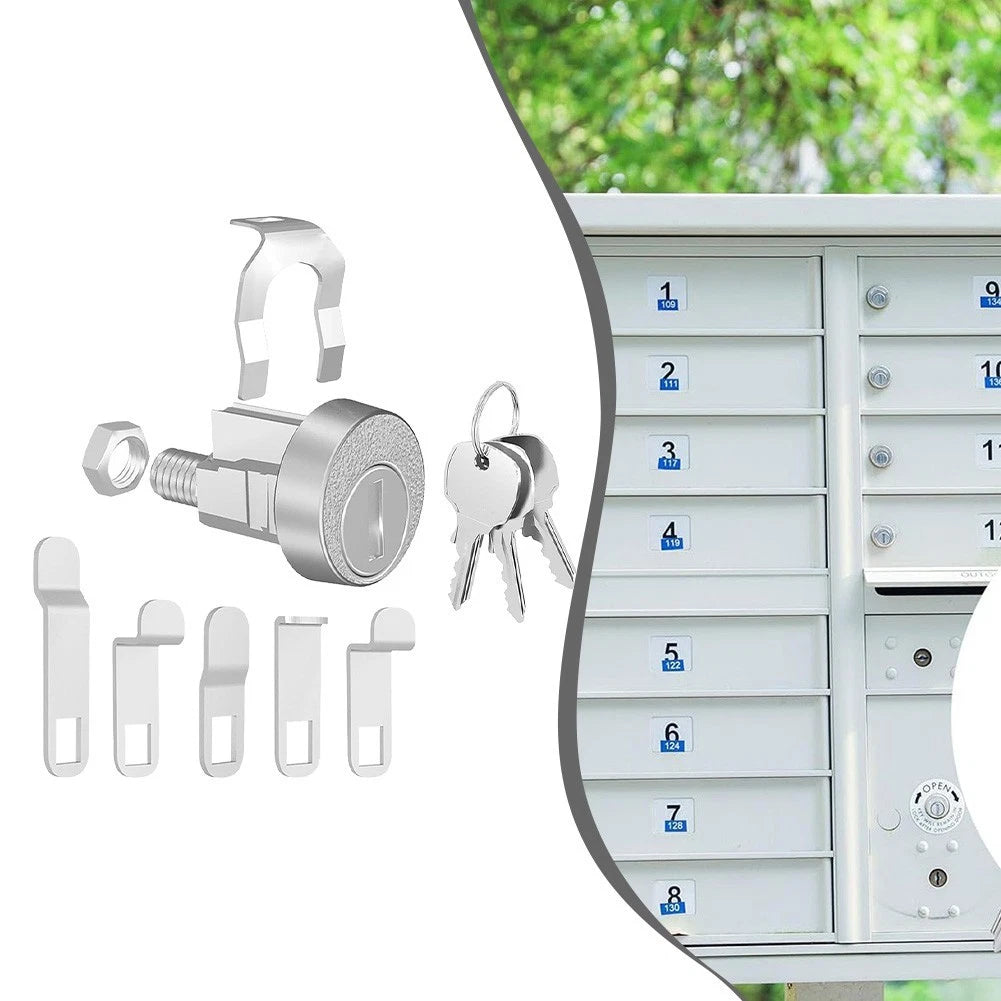 Mailbox Lock Replacement for L1172C with Keys, Zinc Alloy Construction