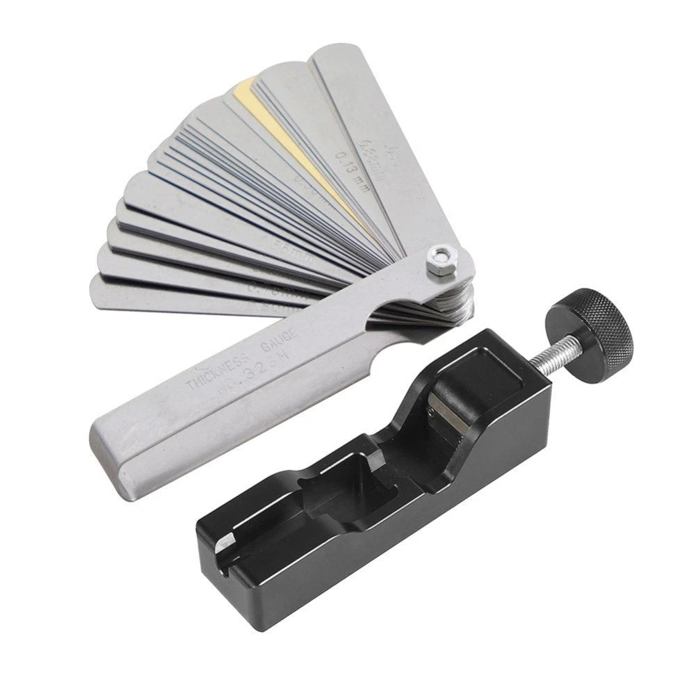 Flame Nozzle Threaded Adjustment Tool with Steel Rulers for Accurate Gaps