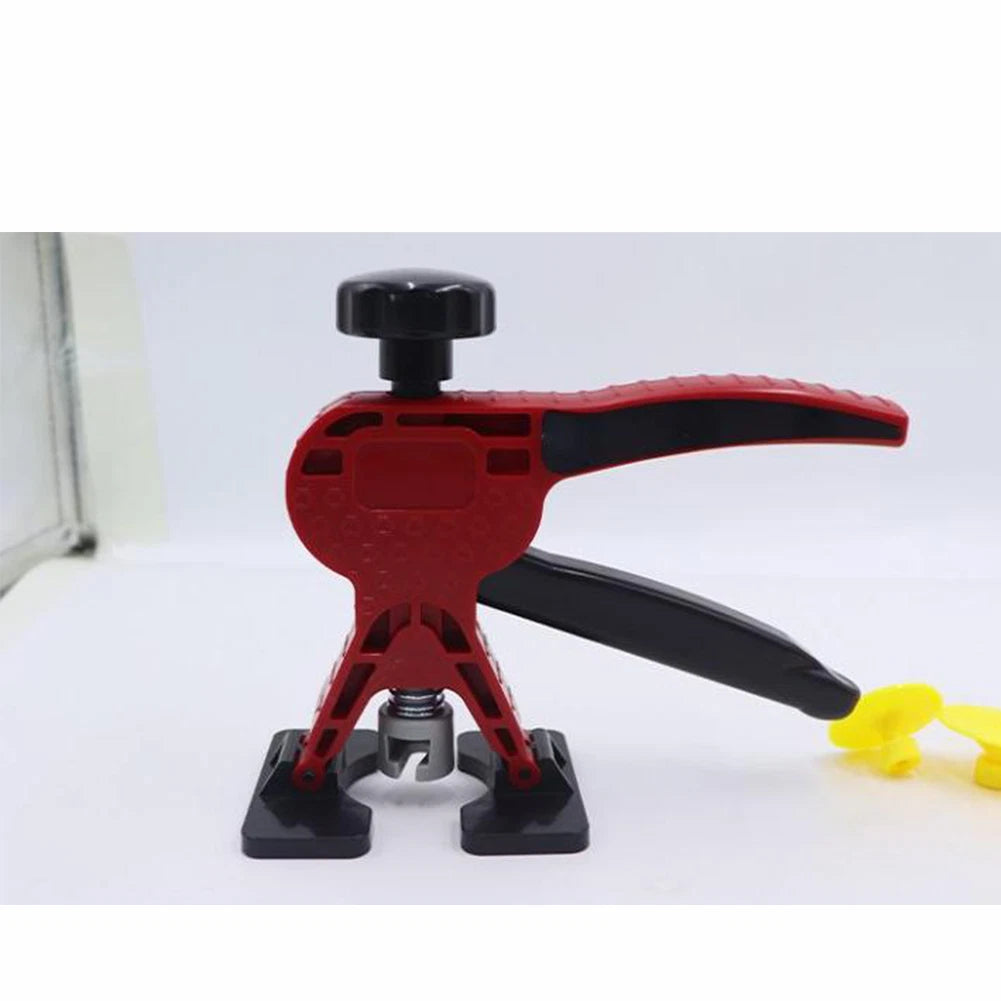 Car Body Dent Puller Kit Red Adjustable Height Pulling Tool 20.8x17.2cm