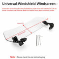 Adjustable Windshield Spoiler Deflector for Motorcycle