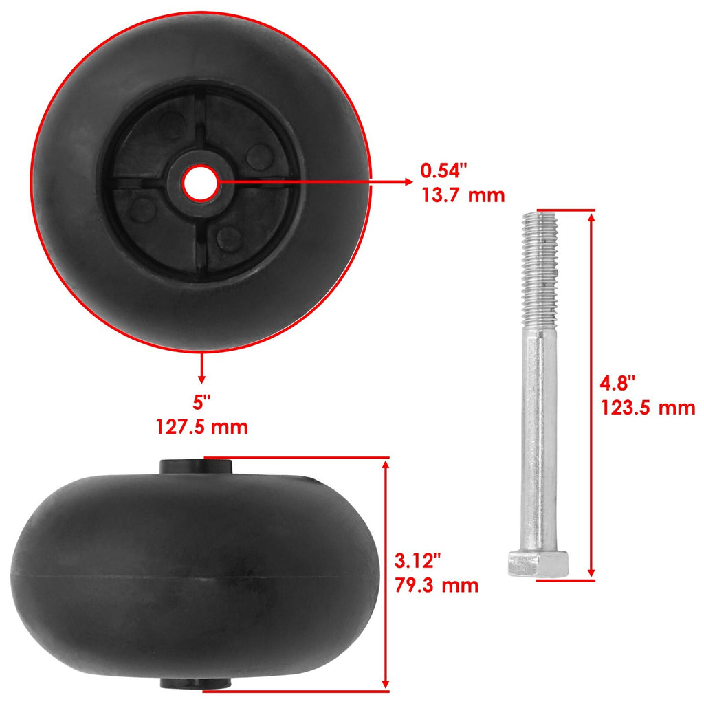Deck Wheel Replacement for Bad Boy Renegade Diesel 61 in (2021–2024)