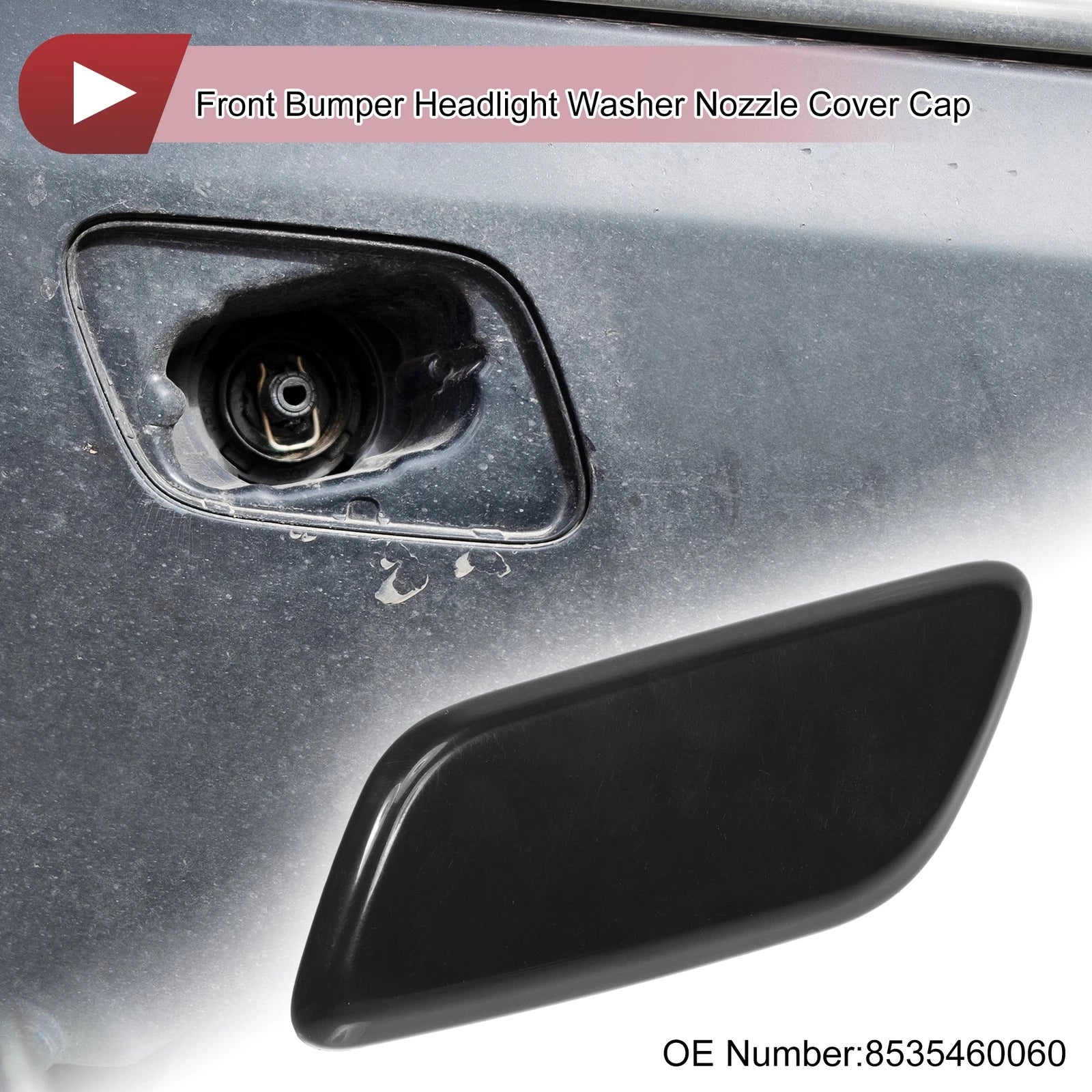 Front Left Washer Nozzle Cover Cap for Lexus LX570 (2013–2015) Unpainted