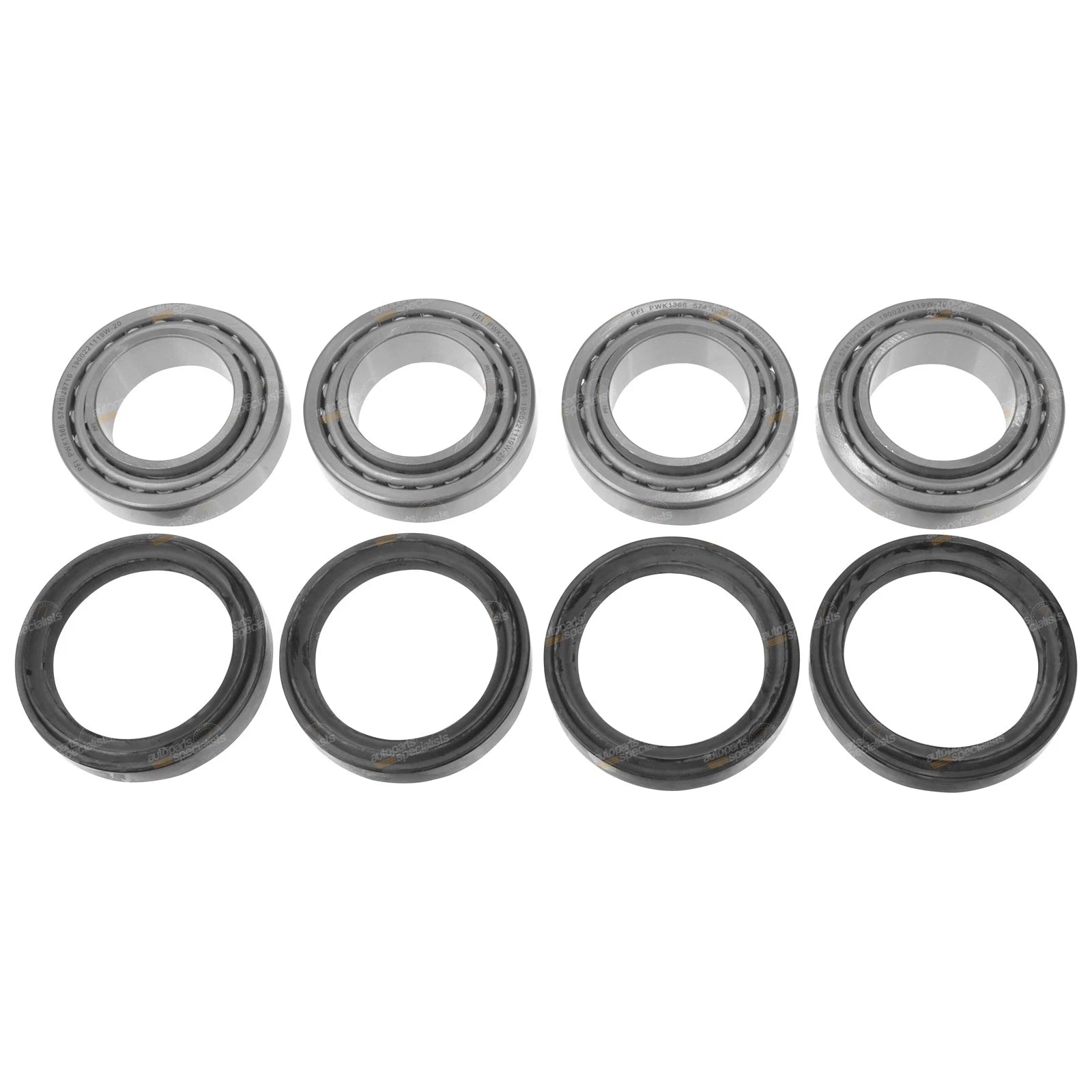 2X Front Wheel Bearing Kits for Hyundai Excel (1986–2000)