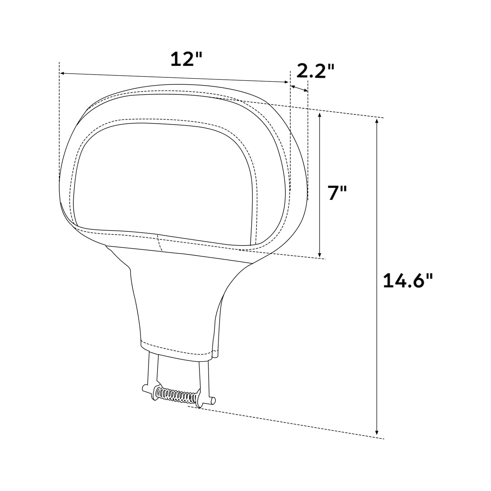 Backrest Pad Mount Kit for Harley Touring Electra Road Glide (2009–2023)