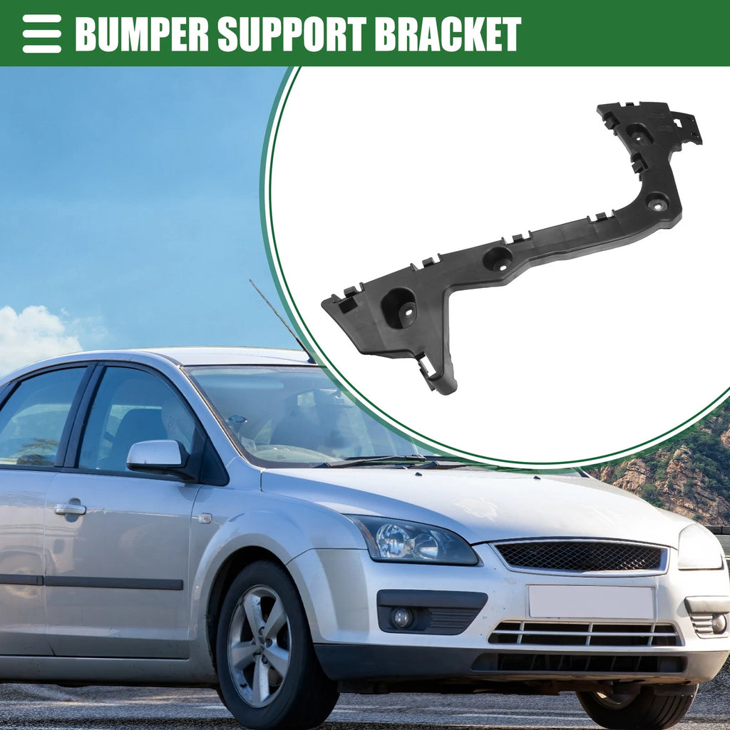 Rear Left Driver Side Bumper Support Bracket for Ford Focus (2015–2018) Black