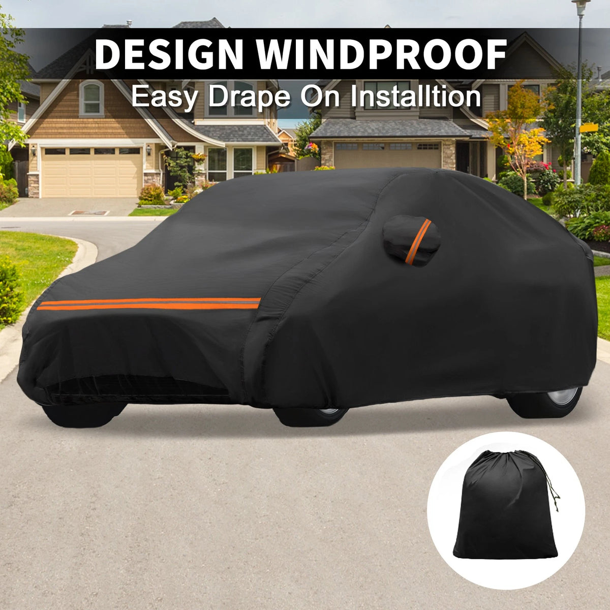 Waterproof PEVA Car Cover for Renault Captur II (2019–2024) with Zipper