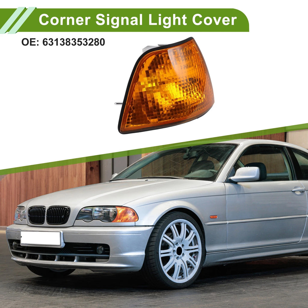 Corner Signal Light Cover Right Side Replacement for BMW 3 Series (1992–1998)