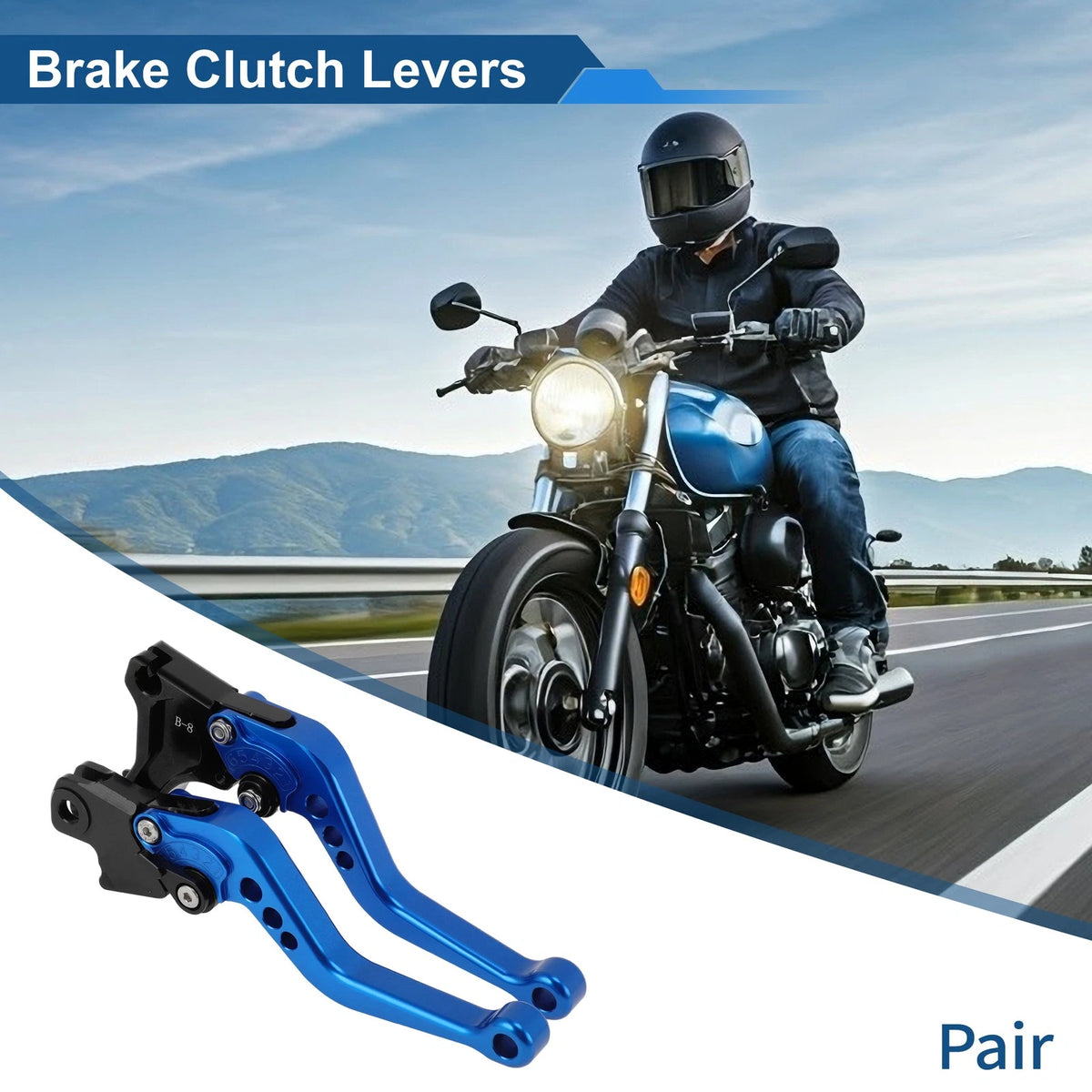 Adjustable Brake Clutch Lever for BMW F650GS (2008–2012) Left Right 1 Pair