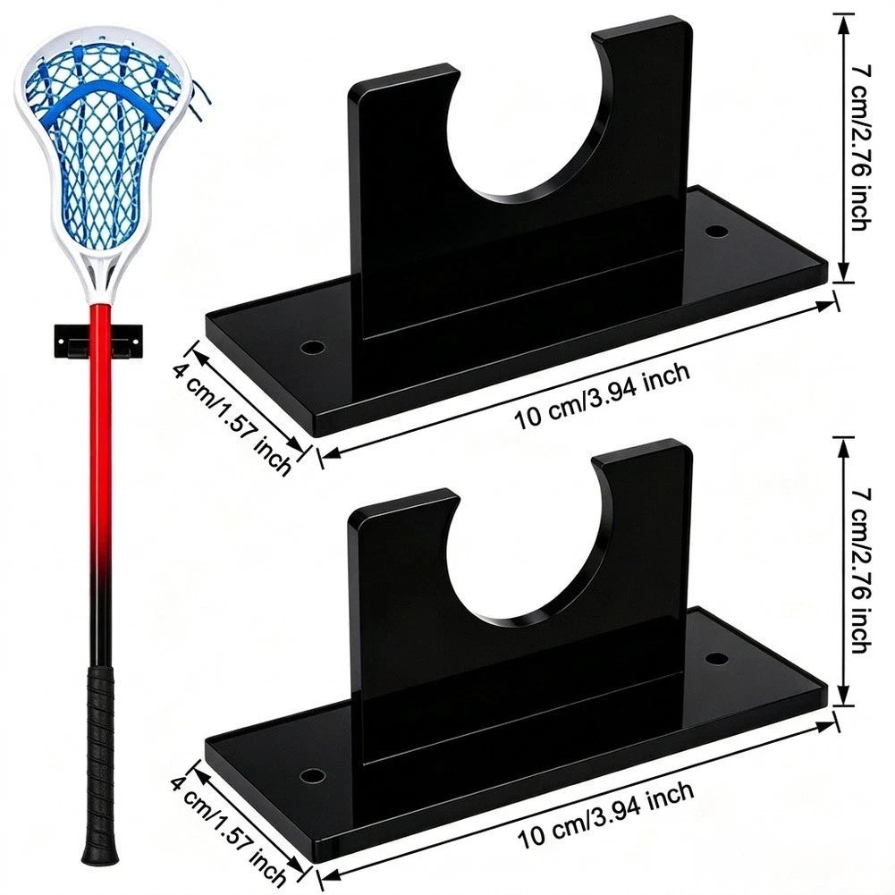 Hockey Rods Wall Mount Display for Baseball Bats (Pre-drilled Holes)