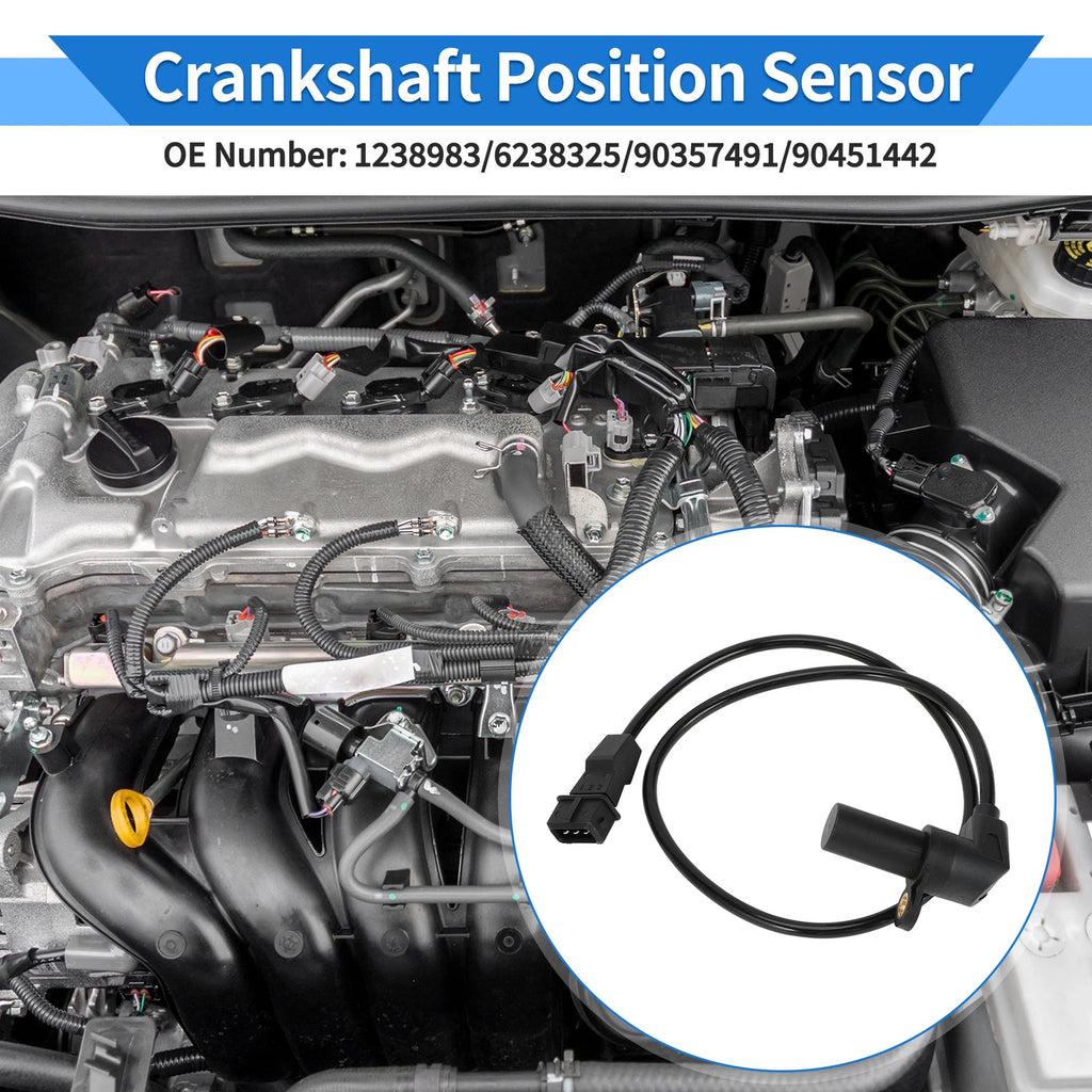 Crankshaft Position Sensor for Opel Vectra A CC 1.6i (1993–1995) No.1238983