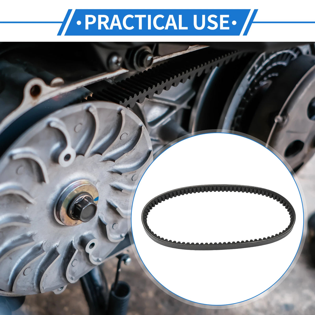 Drive Belt for Yamaha Mio (Wear-Resistant Rubber Fiber)