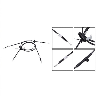 2X Silver Handbrake Cable for Chevrolet Cruze & Opel Astra J