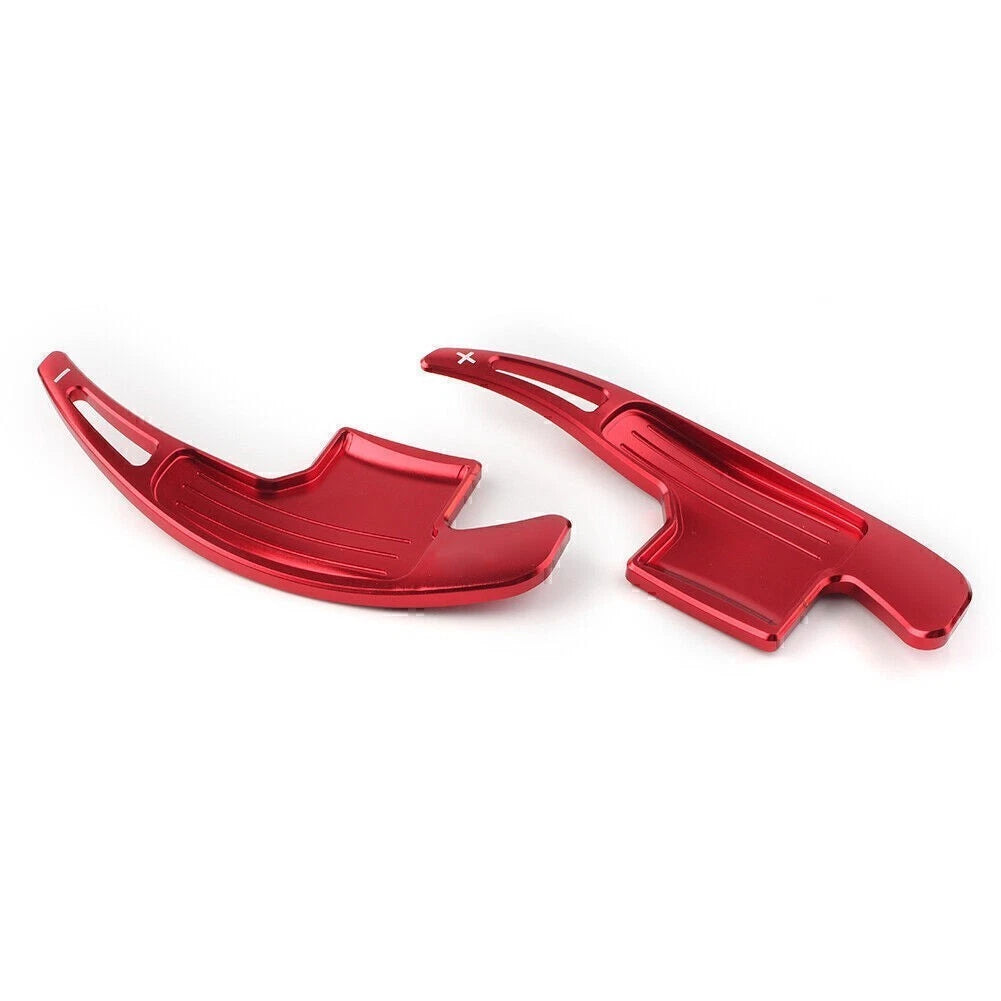 Steering Wheel Shift Paddle Shifter Extension for Ford Mustang (2015–2021) Red