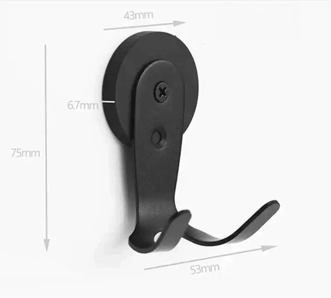 51mm Espresso Handle Holder for Wall Mount - Black Magnetic Design