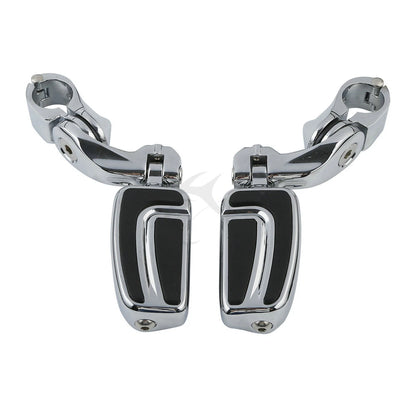 1 1/4" Short Angled Highway Engine Guard Footpeg for Harley