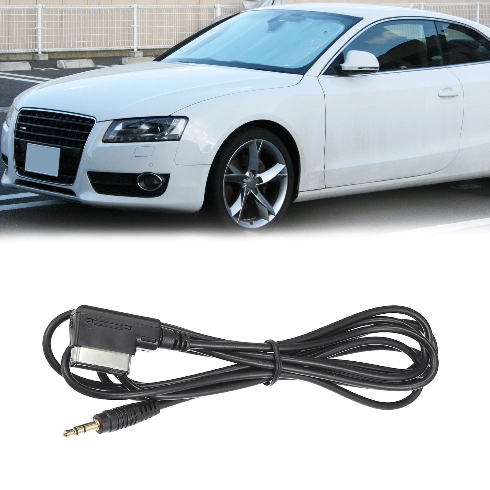 Music Interface AMI MMI AUX 3.5mm Jack Adapter Cable for Audi