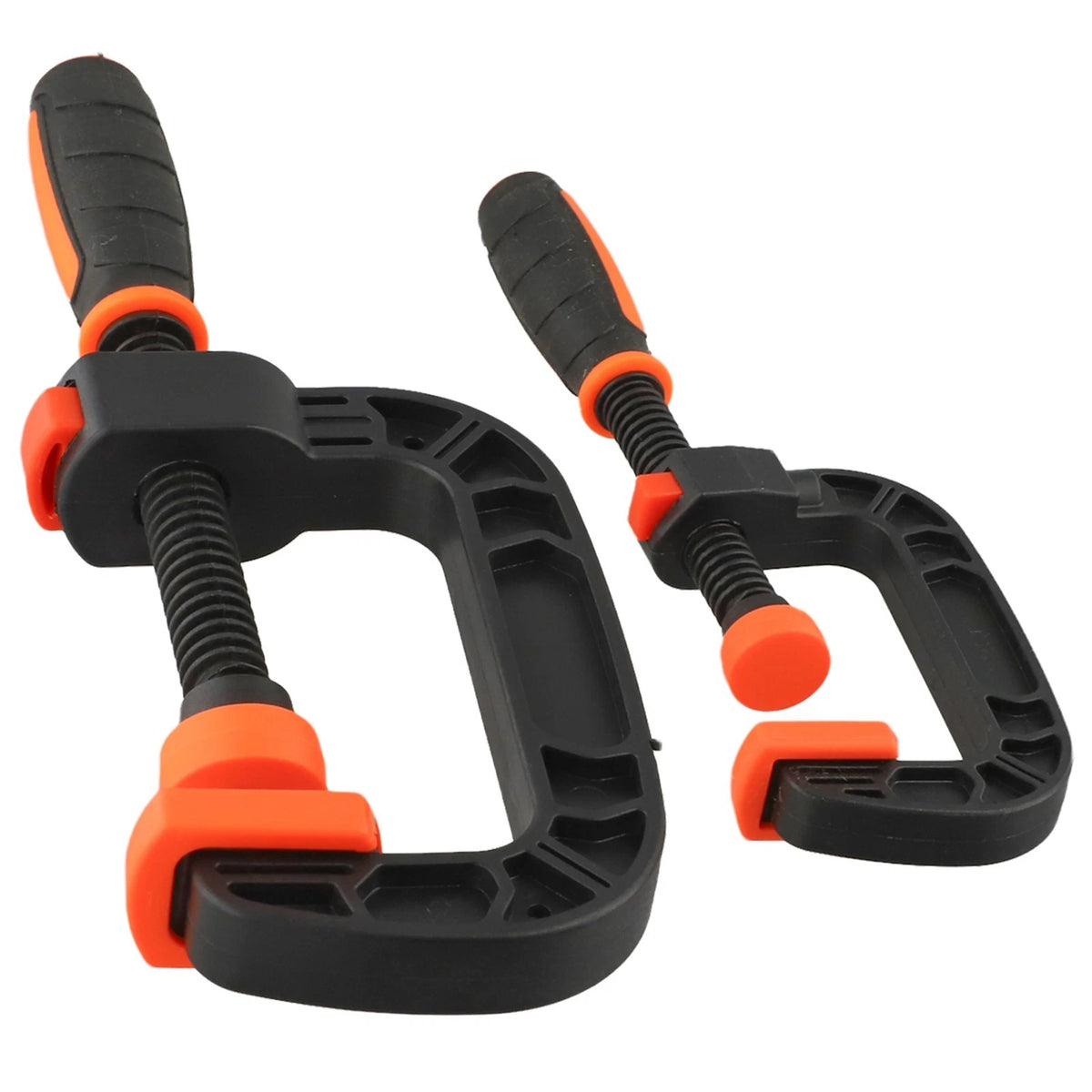 2X 2in 3in Engineering Plastic C Clamps for Fast Moving Screw Positioning Tool