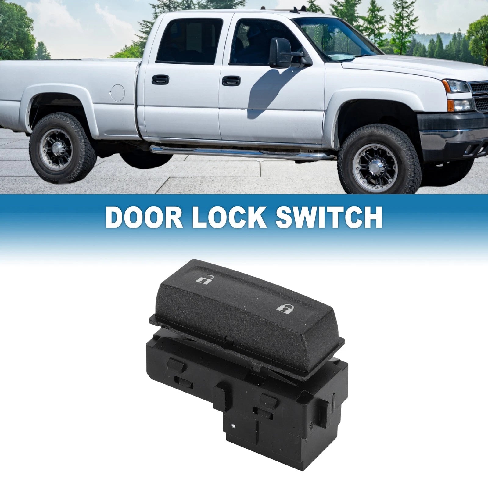 Car Door Lock Switch Replacement for Cadillac ATS and Chevrolet Silverado 1500 (2013–2020)