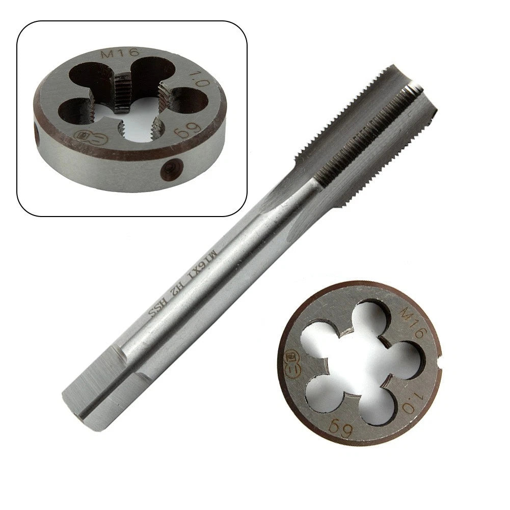 M16x1mm Tap & Die Set for Metric Threads (Right-Hand)