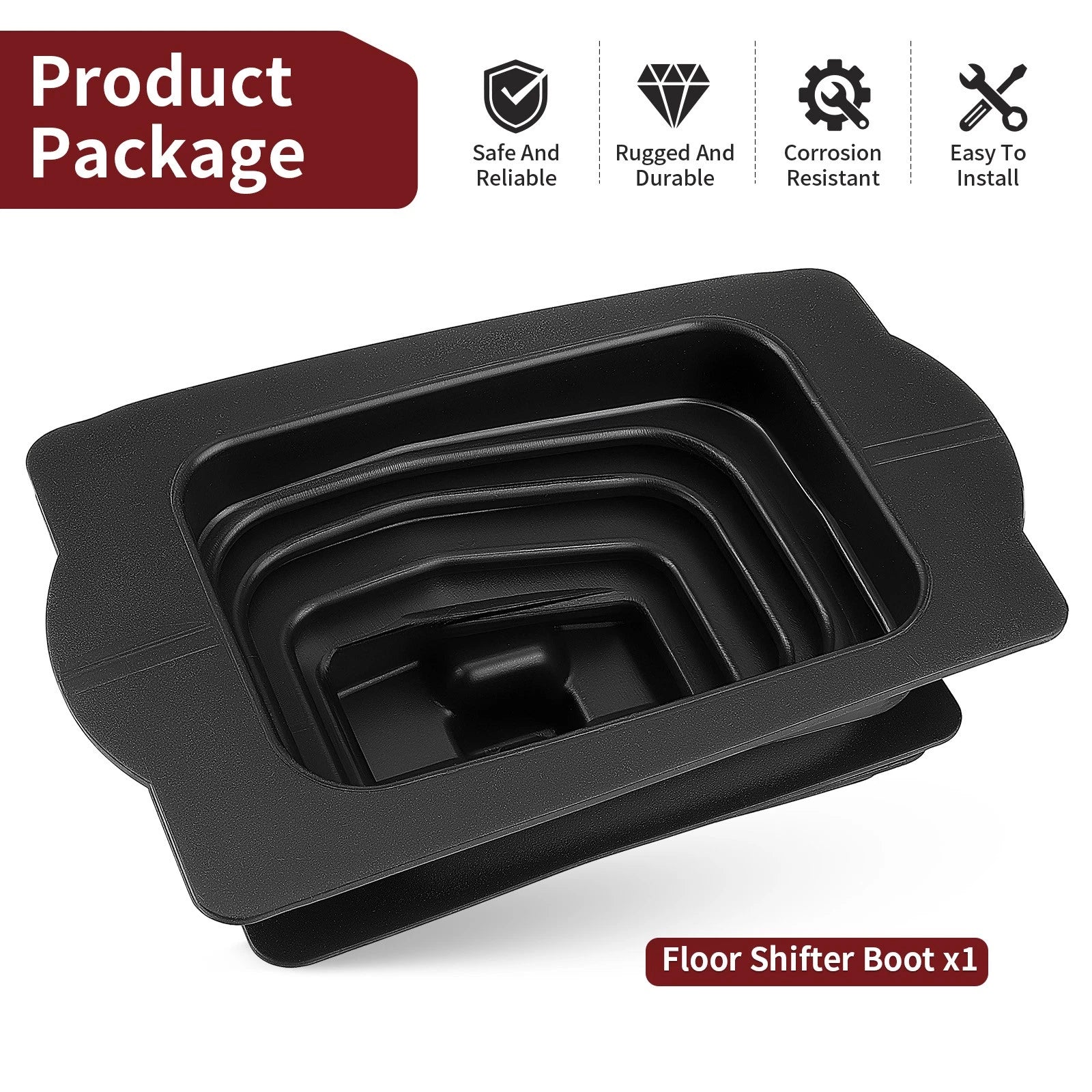 Floor Shifter Boot for Polaris RZR S 1000 (2014–2020)