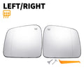 Left Right Mirror Glass Heated Pair for Jeep for Dodge (2014–2019)