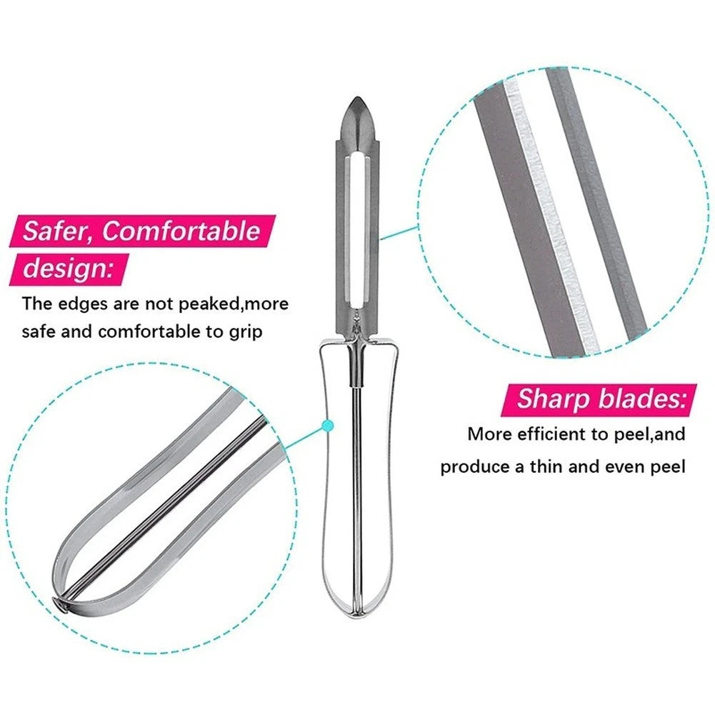 Multi Purpose Stainless Steel Fruit Peeler for Pear (Compatible)