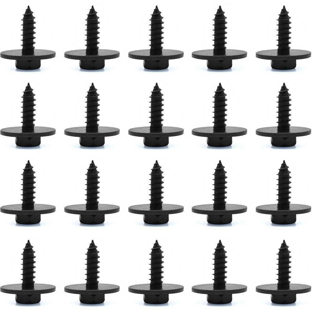 20Pcs Hex Head Screws for Bumper Engine Metal (Universal)