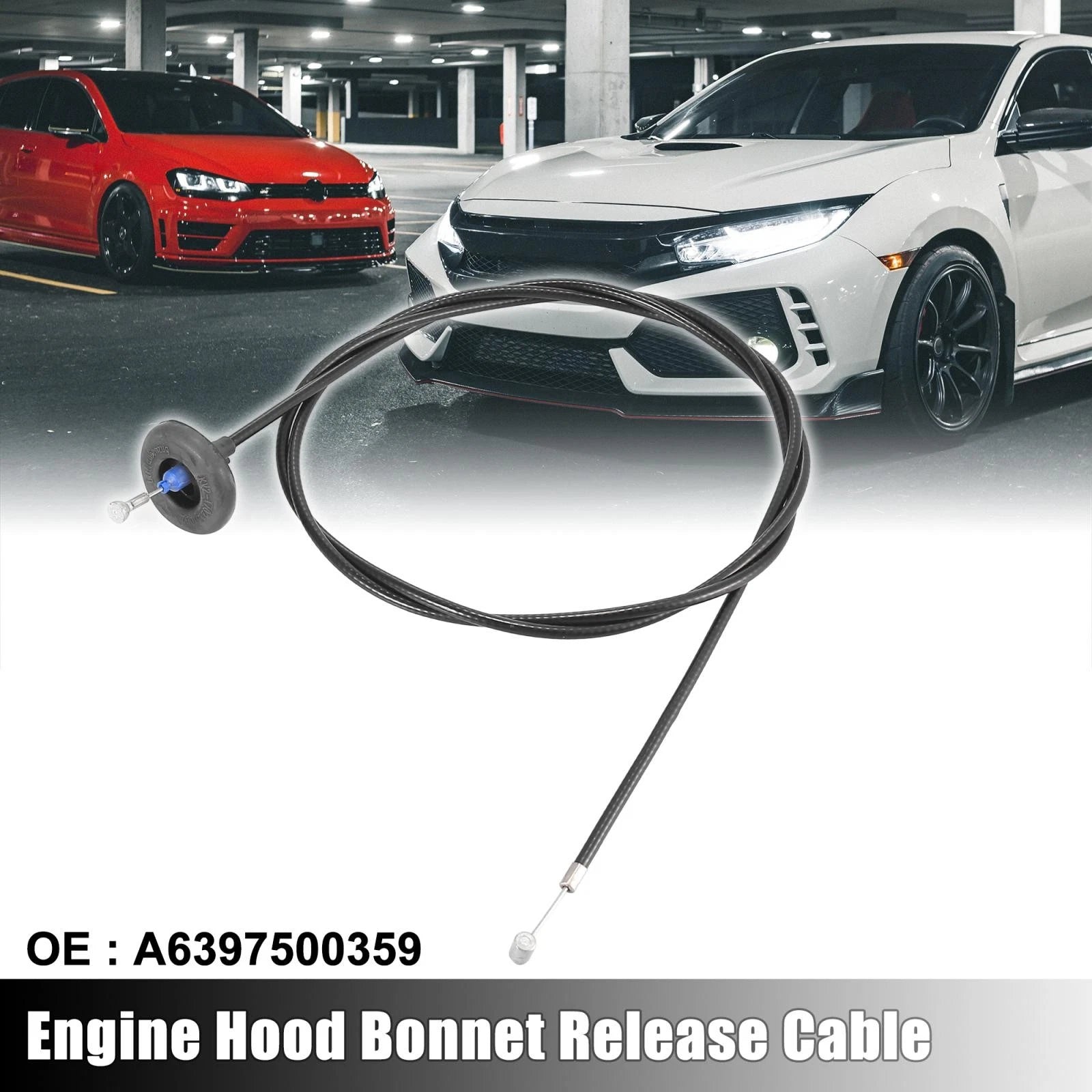Engine Hood Bonnet Release Cable OEM Replacement for Mercedes-Benz Vito (2003–2014)