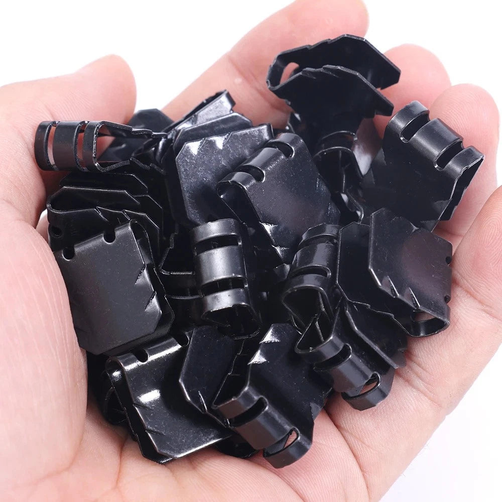 20Pcs U Shaped Splash Guards for Wheel Arches Bumper Panels Fasteners Clips