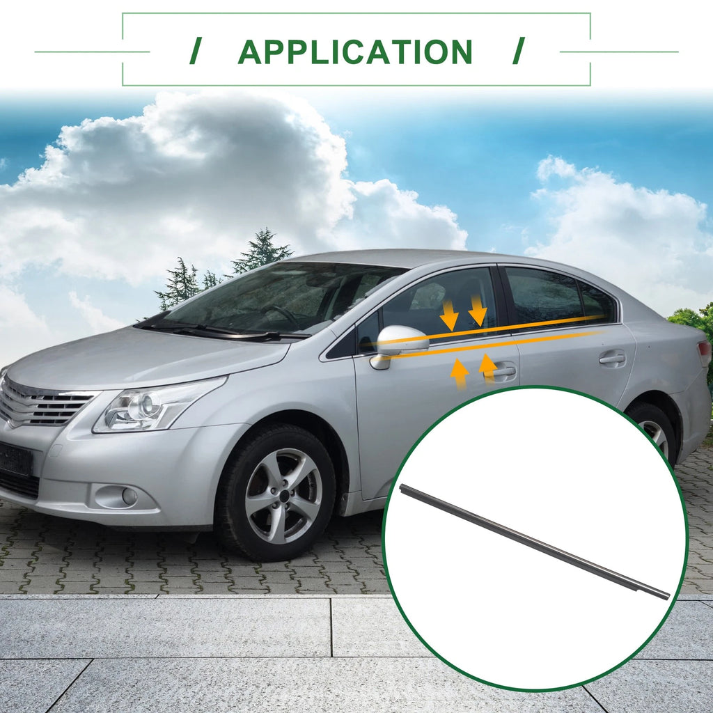 Rear Left Window Weatherstrip Seal Replacement for Toyota Camry (1997–2001)