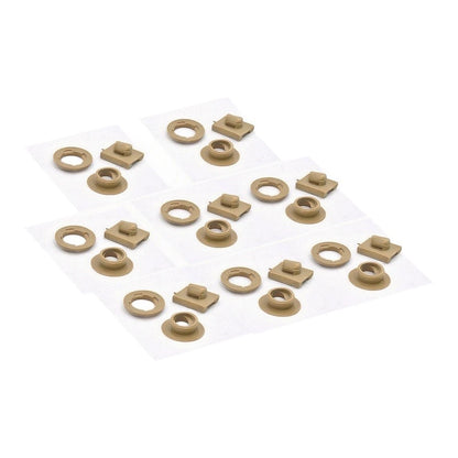 8-Piece Carpet Clips for Auto Floor Mats (ABS, Anti-Slip Design)