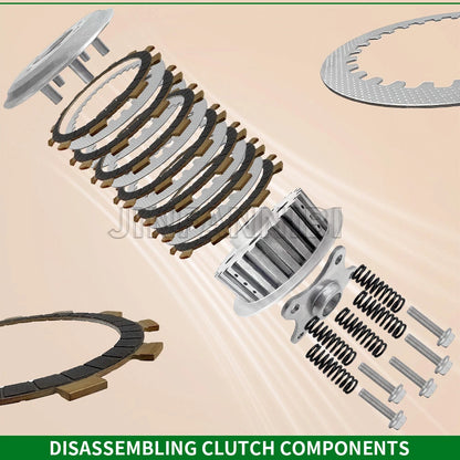 Complete Heavy Duty Clutch Assembly for Yamaha Raptor 350 YFM350 (2004–2013)