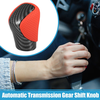 Gear Shift Knob for Lexus Carbon Fiber Cover Faux Leather Perforated (2011–2020)