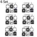 Set of 6 Carburetor Repair Kits for Zama RB-69 Stihl 020 020T MS191 MS192T