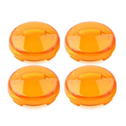 Set of 4 Turn Signal Lens Light Covers for Harley Touring Softail Dyna