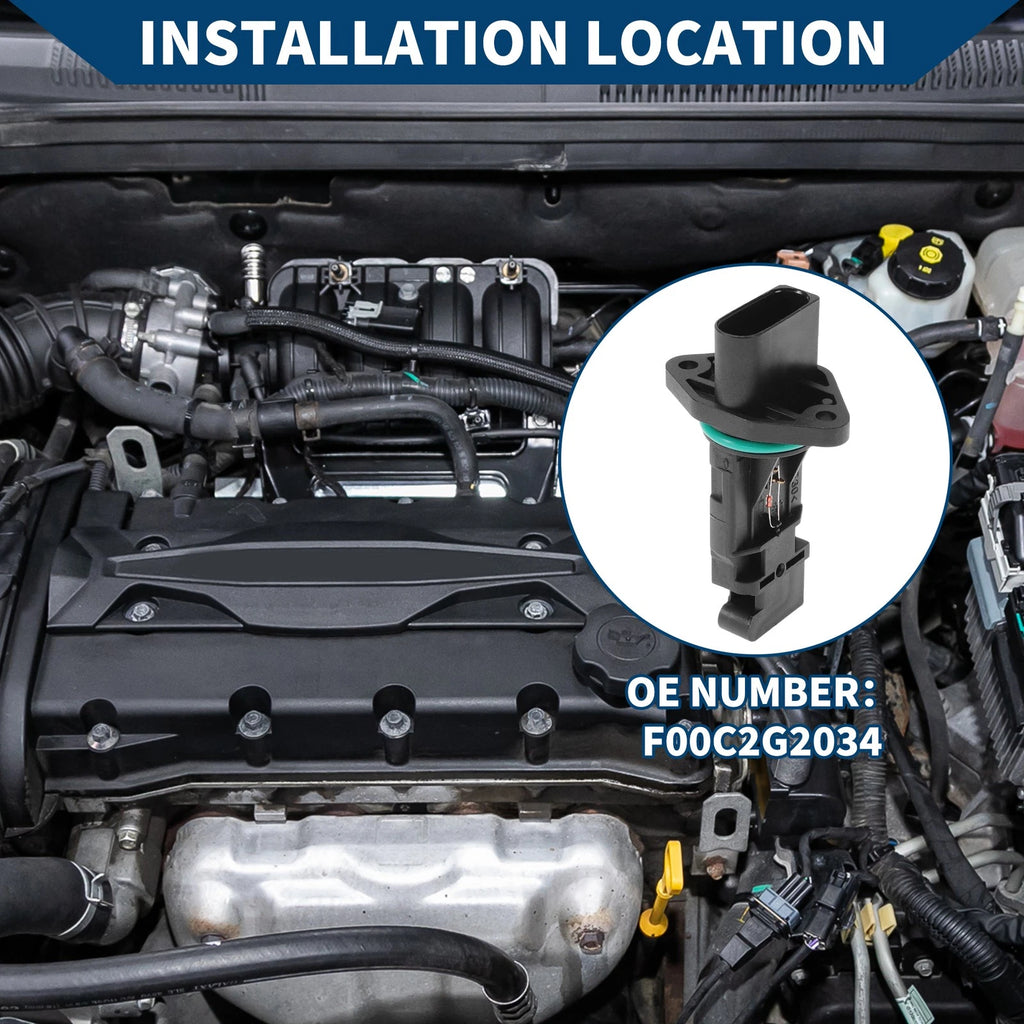 Mass Air Flow Sensor No.F00C2G2034 for Audi A4 (2008–2015)