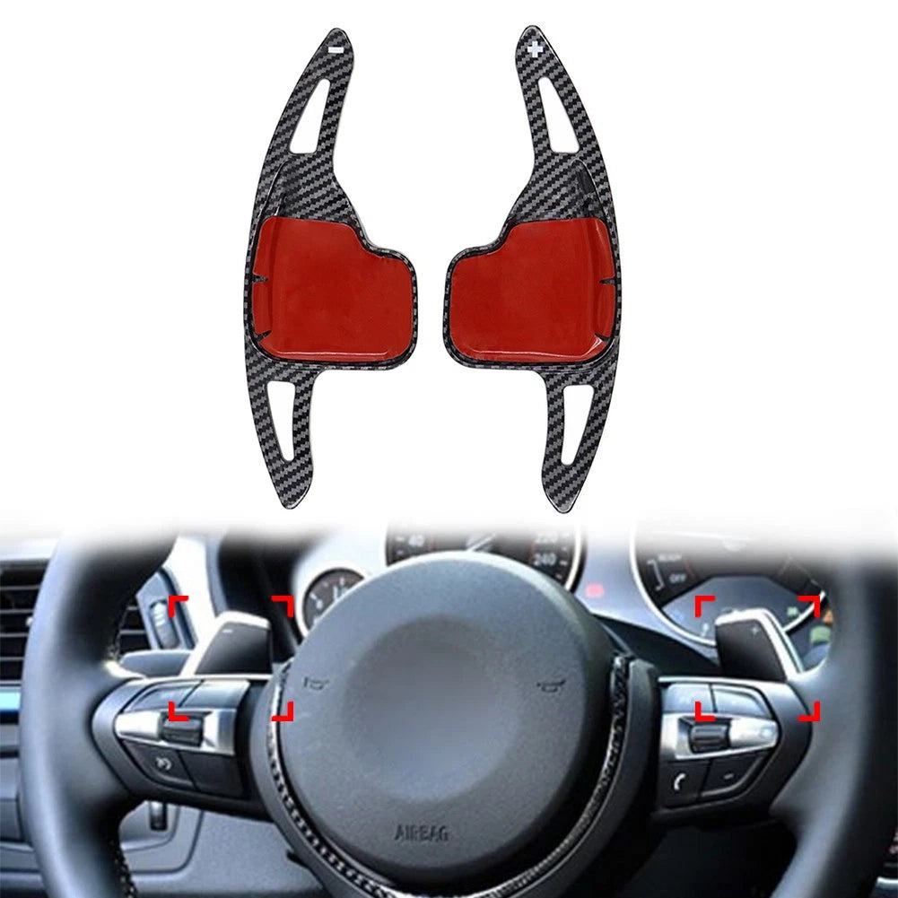 2Pcs Steering Wheel Shift Paddle Extension for BMW 1 2 3 4 5 6 7 Series (2000–2023)