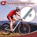 Bicycle Spokes Front Set 209mm Steel Galvanized for 12G Wheel (36 Pack)