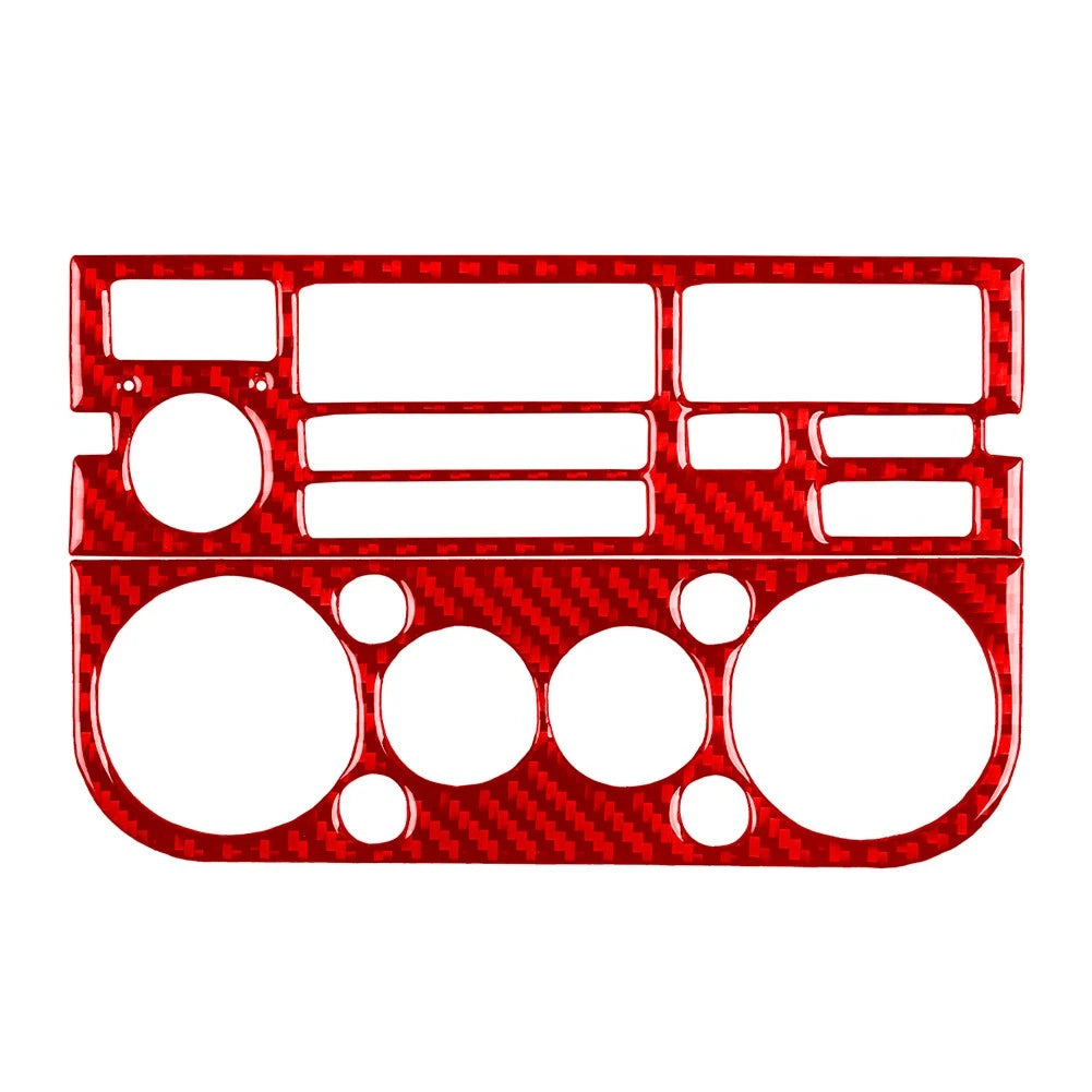 Red Radio AC Climate Control Panel Cover Trim for BMW 3 Series E36 (1994–1996)