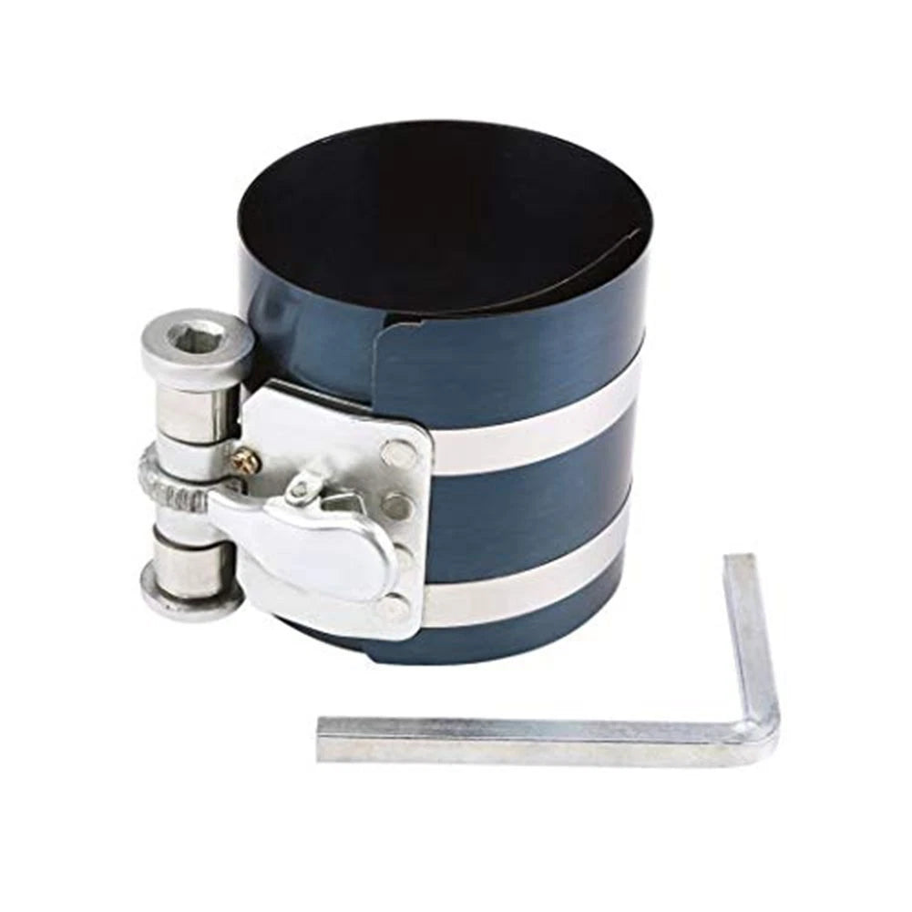 75mm Wide Piston Ring Clamp Band Adjustable 53mm to 125mm Diameter