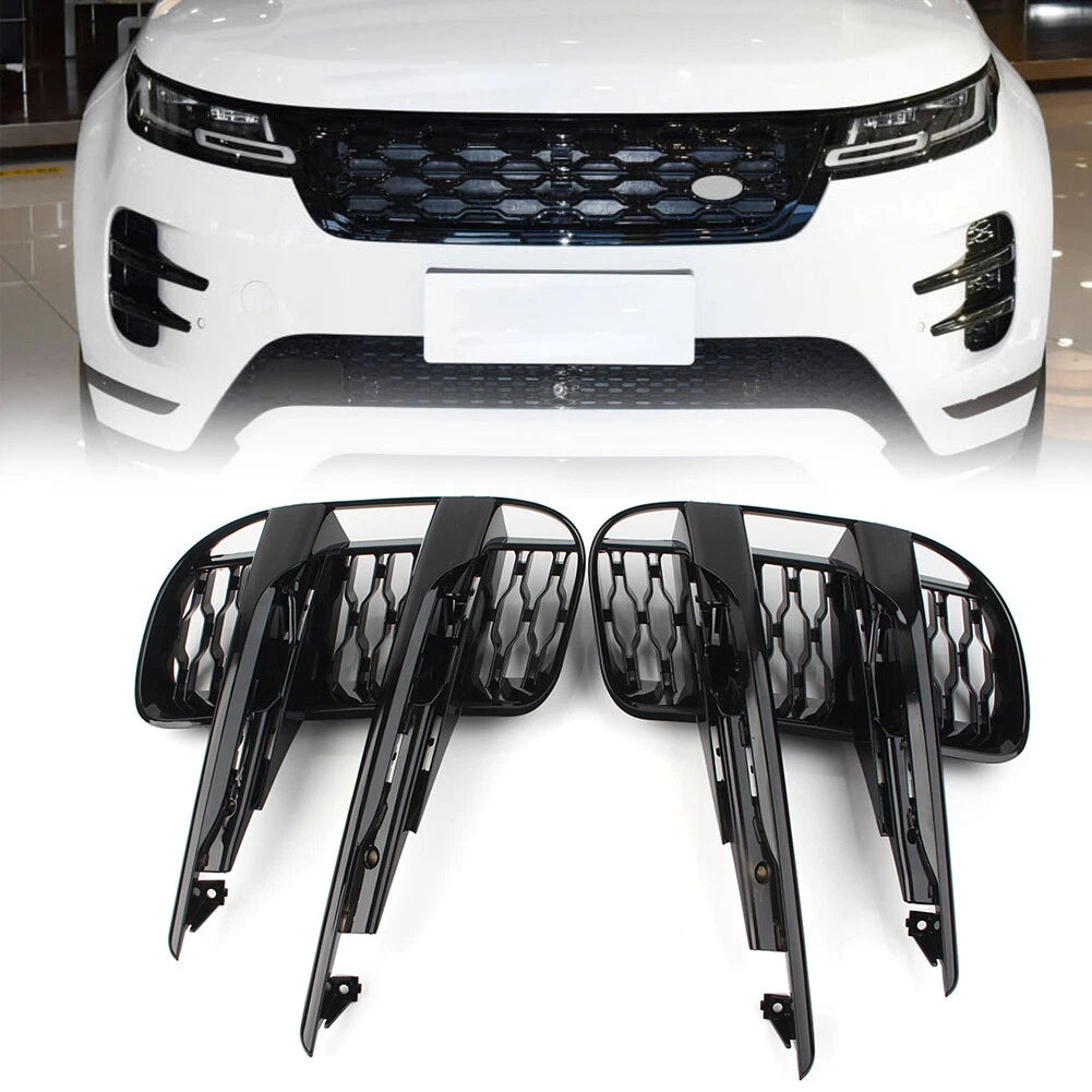 2xFront Bumper Grille For Land Rover Range Rover Evoque 2019+ LR114729 LR114728